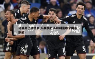 马里奥巴洛特利(马里奥巴洛特利是哪个国家队的)