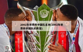 2002年世界杯中国队名单(2002年世界杯中国队的阵容)