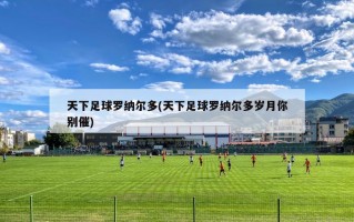 天下足球罗纳尔多(天下足球罗纳尔多岁月你别催)
