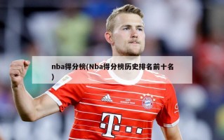 nba得分榜(Nba得分榜历史排名前十名)