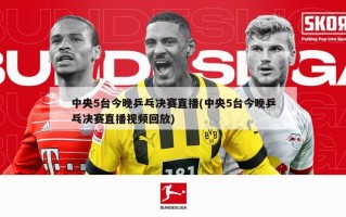 中央5台今晚乒乓决赛直播(中央5台今晚乒乓决赛直播视频回放)