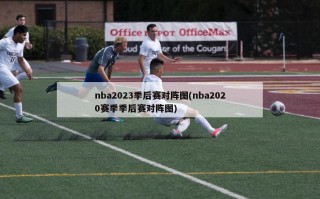 nba2023季后赛对阵图(nba2020赛季季后赛对阵图)