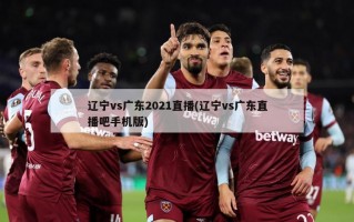 辽宁vs广东2021直播(辽宁vs广东直播吧手机版)