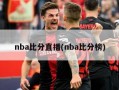 nba比分直播(nba比分榜)