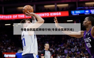 冬奥会历届奖牌排行榜(冬奥会奖牌历史)