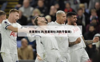 克里斯杜洪(克里斯杜洪防守集锦)