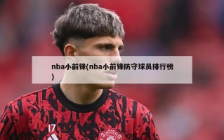 nba小前锋(nba小前锋防守球员排行榜)