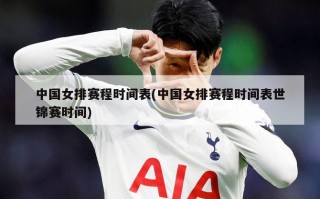 中国女排赛程时间表(中国女排赛程时间表世锦赛时间)