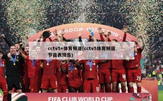 cctv5+体育频道(cctv5体育频道节目表预告)