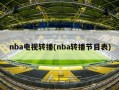 nba电视转播(nba转播节目表)
