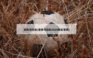 吉林马拉松(吉林马拉松2024报名官网)