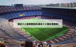 国足十二强赛赛程表(国足十二强比赛赛程)
