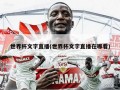 世界杯文字直播(世界杯文字直播在哪看)